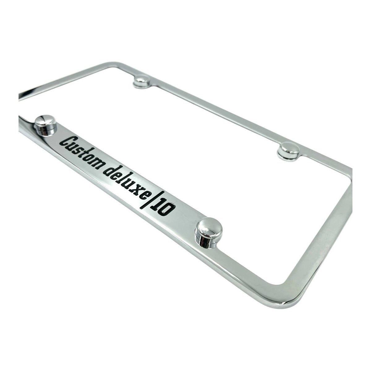 License Plate Frame Licensed for Chevrolet Custom Deluxe (2014–2019)