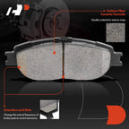 Front Drilled Brake Rotors & Ceramic Pads for Toyota Camry & Lexus (2005–2006)
