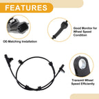 ABS Wheel Speed Sensor No. 479005RB0A for Nissan Kicks (2016–2021) Rear