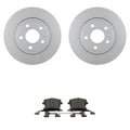 Set of 4 Bosch Quietcast Rotors & Brake Pads for Audi A4 Quattro (2002–2008)