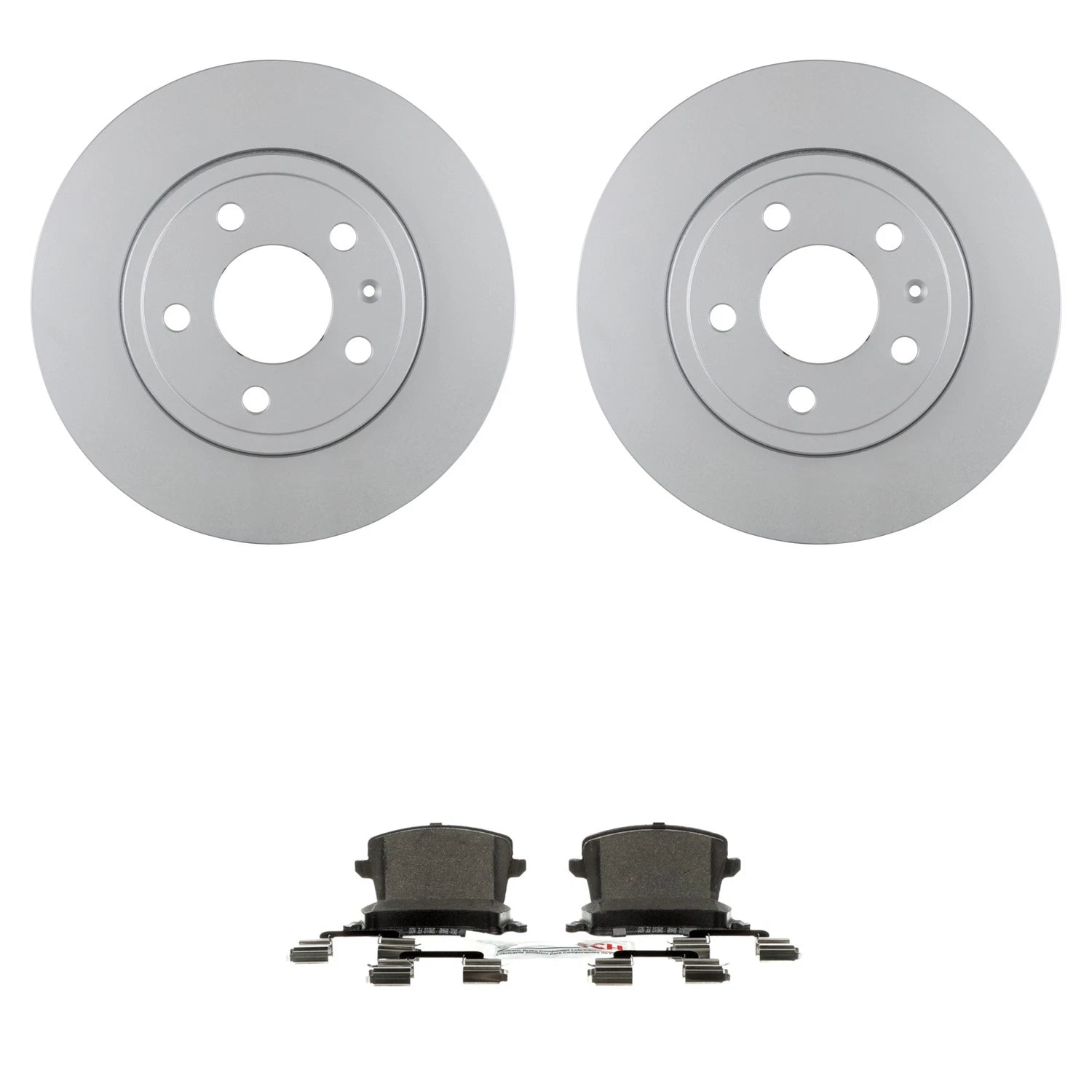 Set of 4 Bosch Quietcast Rotors & Brake Pads for Audi A4 Quattro (2002–2008)
