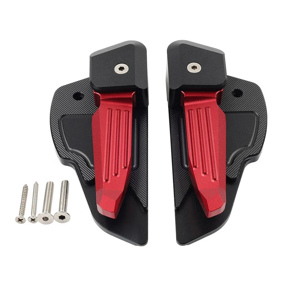 Red Rear Passenger Foot Pegs for Vespa Sprint Primavera 50 125 150 (2013-2023)