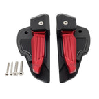 Red Rear Passenger Foot Pegs for Vespa Sprint Primavera 50 125 150 (2013-2023)