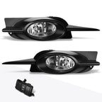 Set of 2 Clear Lens Front Bumper Fog Lights for Honda Civic 2-Dr (2009–2011)