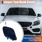 Tow Hook Cover for Mercedes-Benz W205 (2015–2023) No.A2058850724 Dark Blue