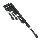 Set of 4 Cross Screwdriver Bits 65mm for High Strength Tasks