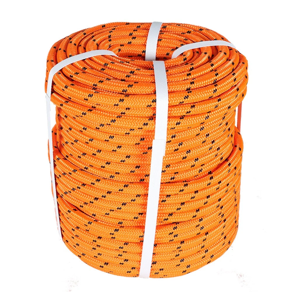 Double Braid Polyester Bull Rope for Heavy-Duty Use (1/2 Inch Diameter)