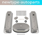 Short Valve Covers & 12" Oval Air Cleaner for Chevy 350 (1987–1997)