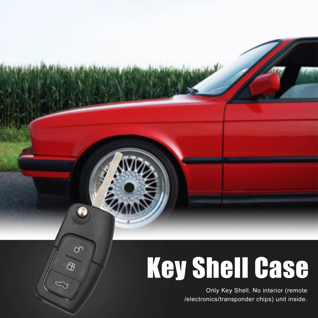 Key Fob Shell Case for Ford Focus (2004–2012), Fiesta (2008–2013), Kuga (2008–2010)