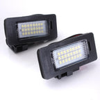 2X White LED License Plate Light Canbus for Audi A1 A3 A4 A5 A6 A7 Q3 Q5 (2010–2023)