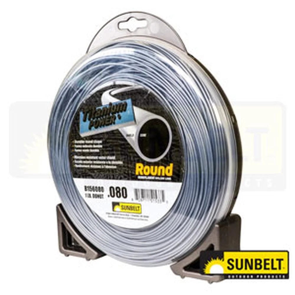 B156080 Titanium Power Trimmer Line (.080" Round)