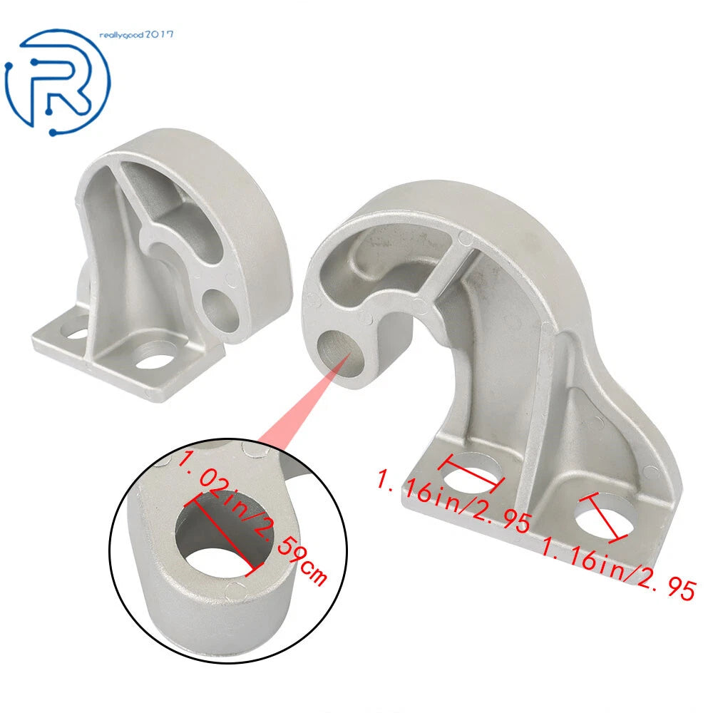 Set of 2 Lower Hood Pivot for Peterbilt 378 379