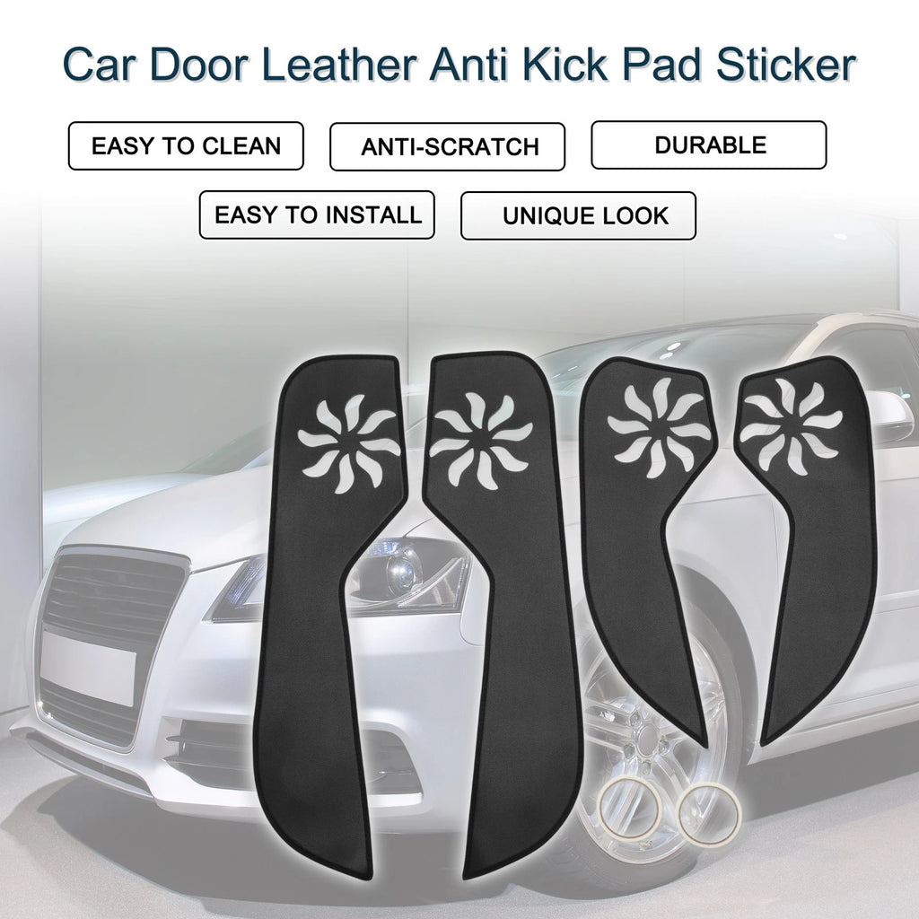 Set of 1 Car Door Leather Anti Kick Pad Sticker for Audi A3 (2021–2024)