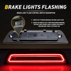 Strobe 3rd LED Third Tail Brake Cargo Lights for Toyota Tacoma (2016–2022)