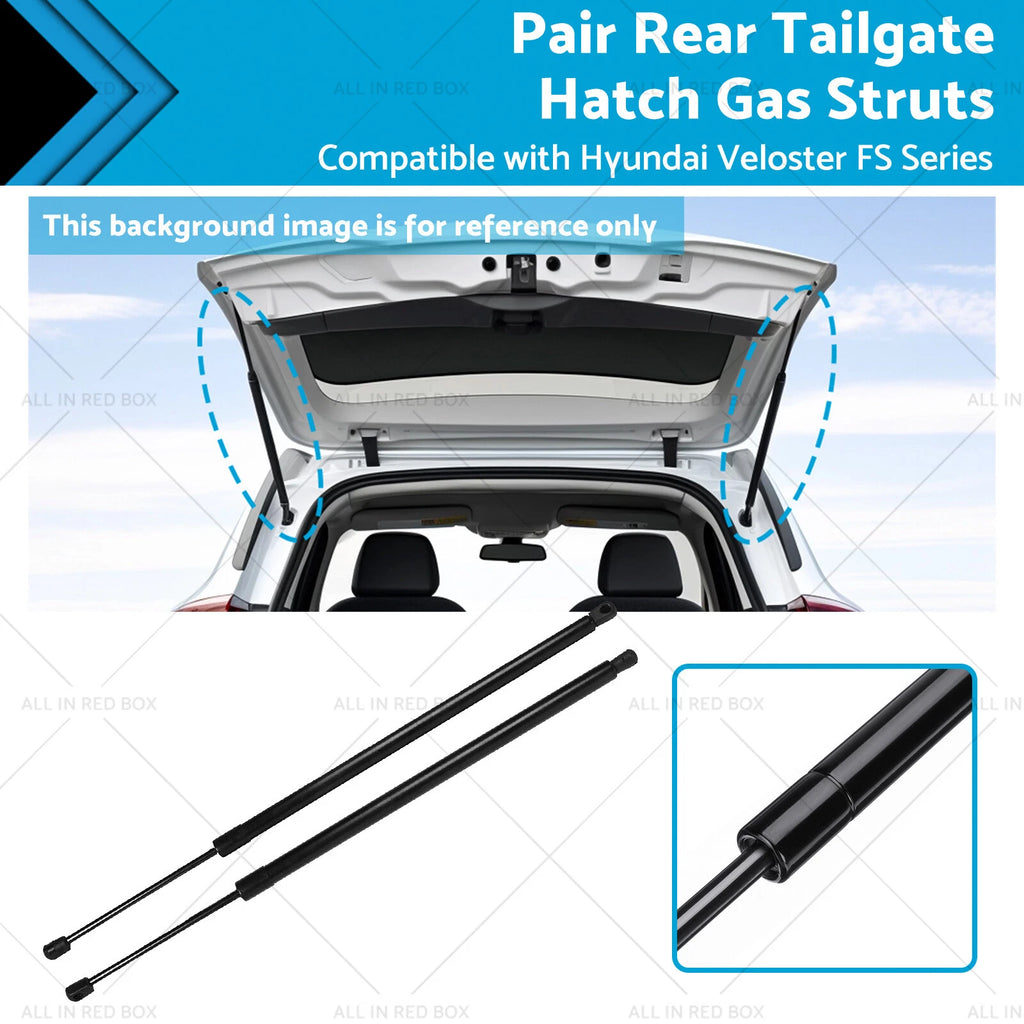 Pair Rear Tailgate Hatch Gas Struts for Hyundai Veloster (2012–2018)
