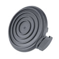 Set of 3 Trimmer Spool Caps for (8.83.8cm, ABS, Black)
