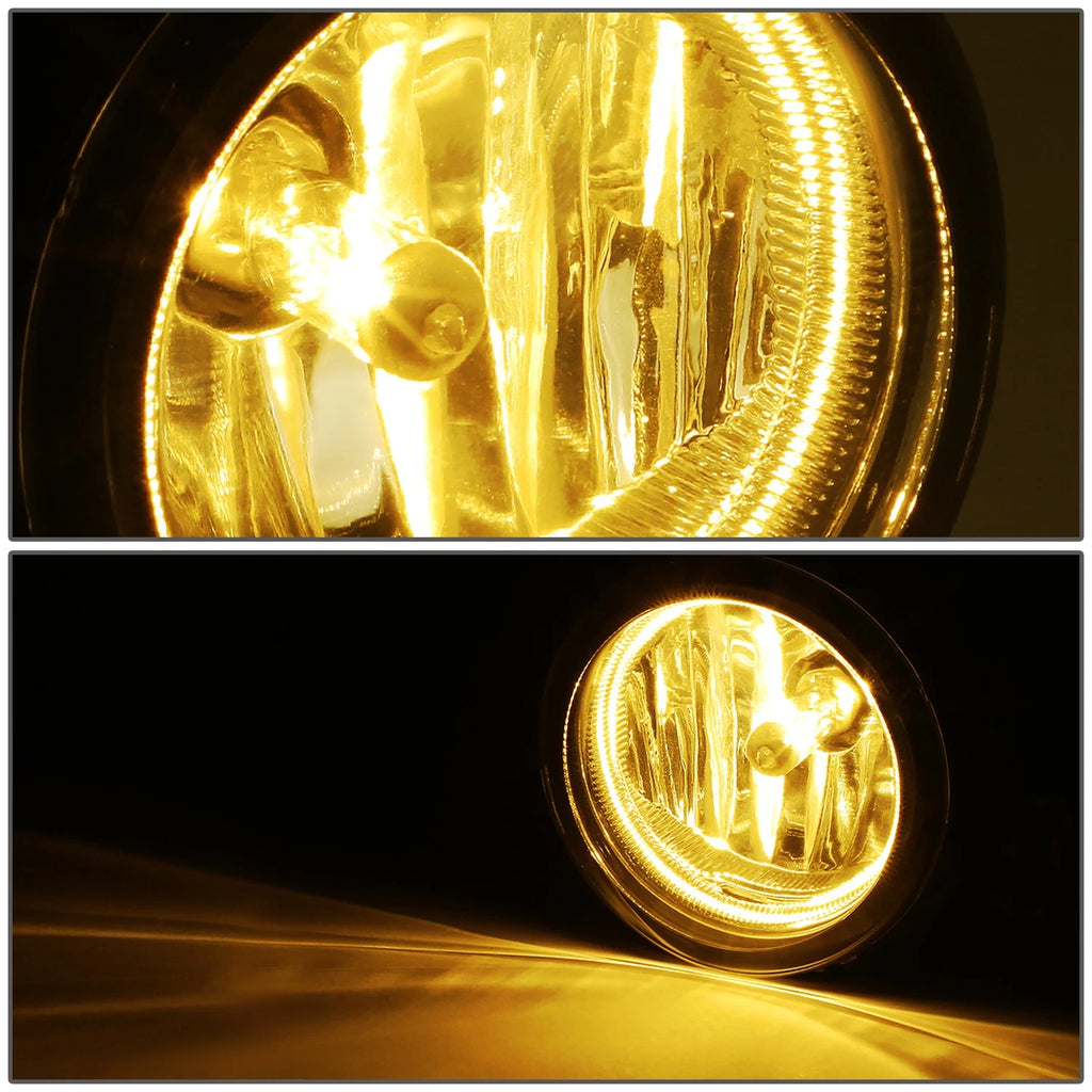 Fog Light Set for Honda Civic Coupe Sedan (2019–2020) Amber Lens w/Bezel+Switch