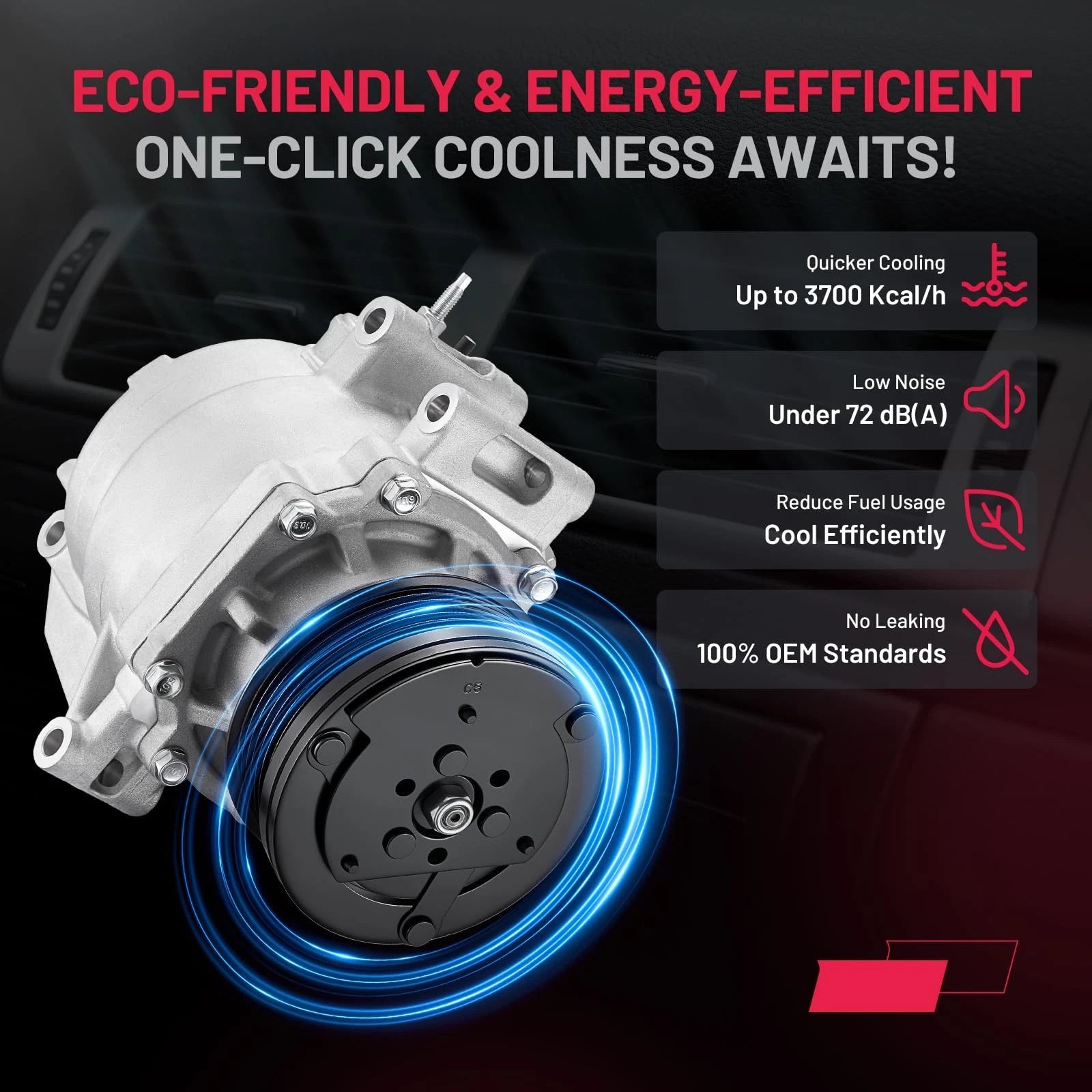 AC Compressor with Clutch for Honda Civic 1.8L (2006–2011)