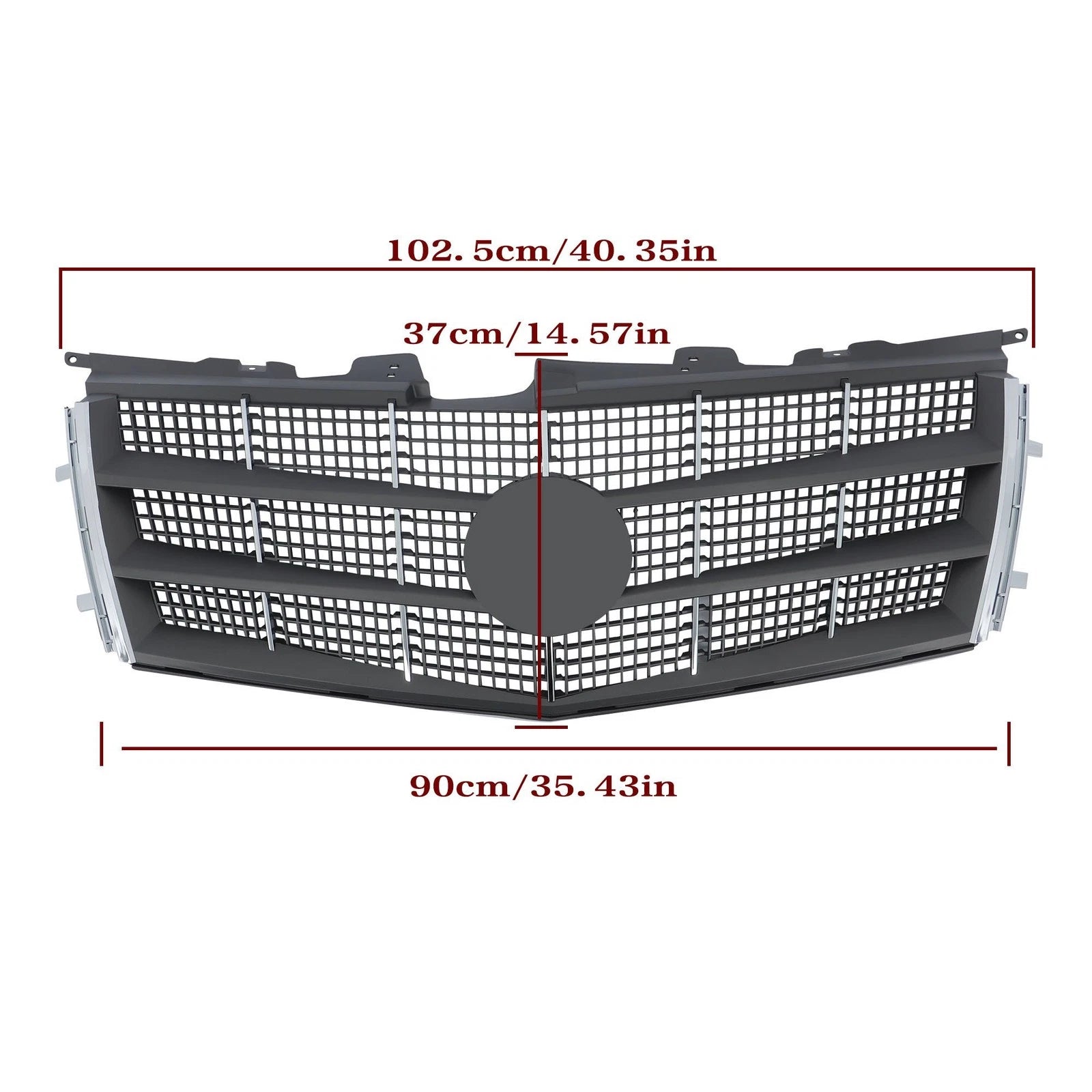 Front Upper Grille Molding Chrome for Cadillac CTS (2008–2011) 25896043