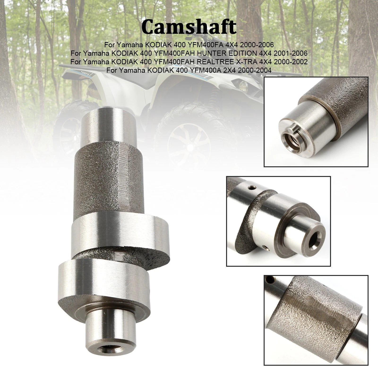 Camshaft for Yamaha Kodiak 400 YFM400 YFM400A YFM400FA (1993–2000) 5GH-12171-00-00
