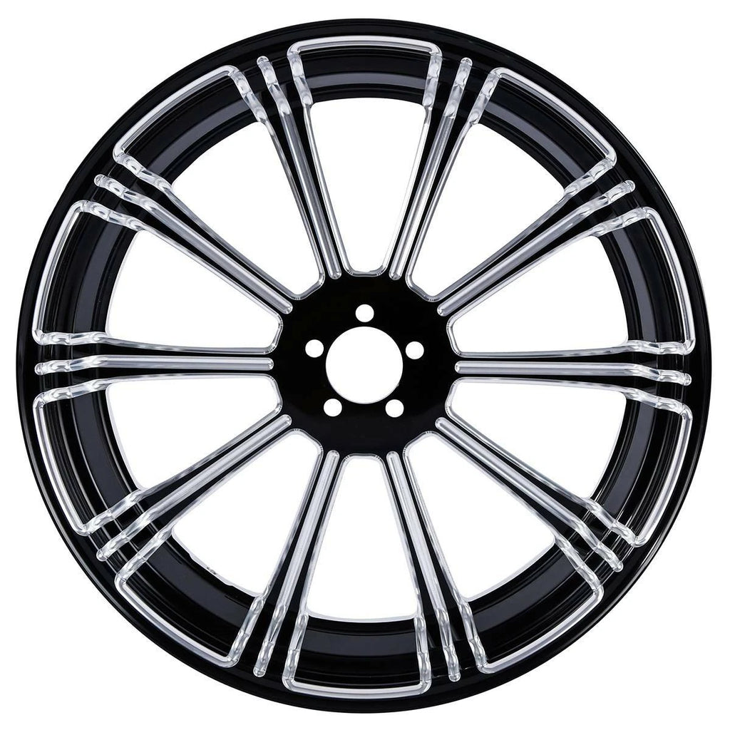 18" Rear Wheel Rim Hub Pulley Sprocket for Harley Road Glide (1997–2008)