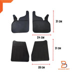 Black Mud Flap Splash Guards for Toyota Hilux 4Runner LN80 LN90 (88-96)