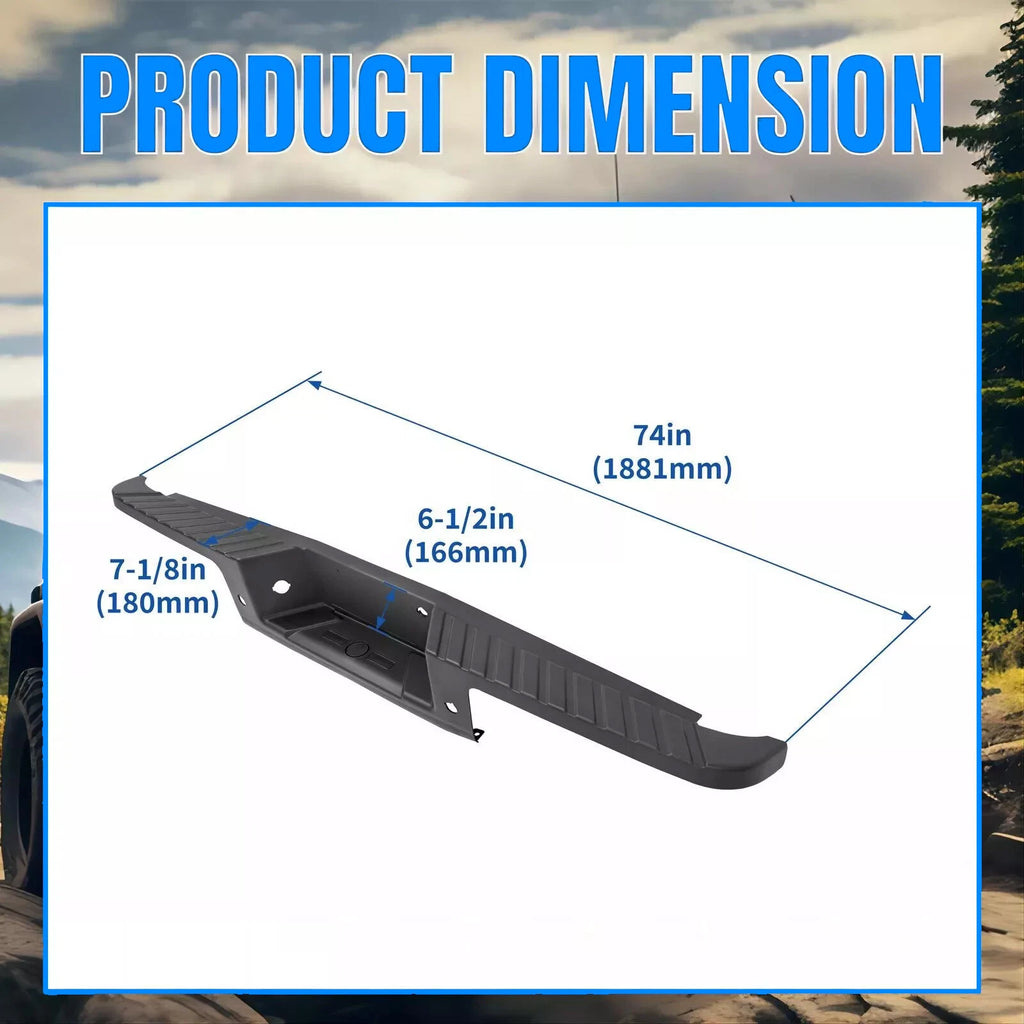 Rear Bumper Top Step Cover for Ford F-150 (2009–2014) - Black, Textured