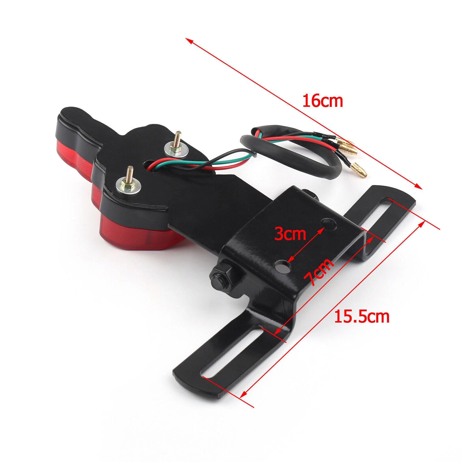 1x Middle Finger LED Break Tail Light for Chopper Bobber (T9)