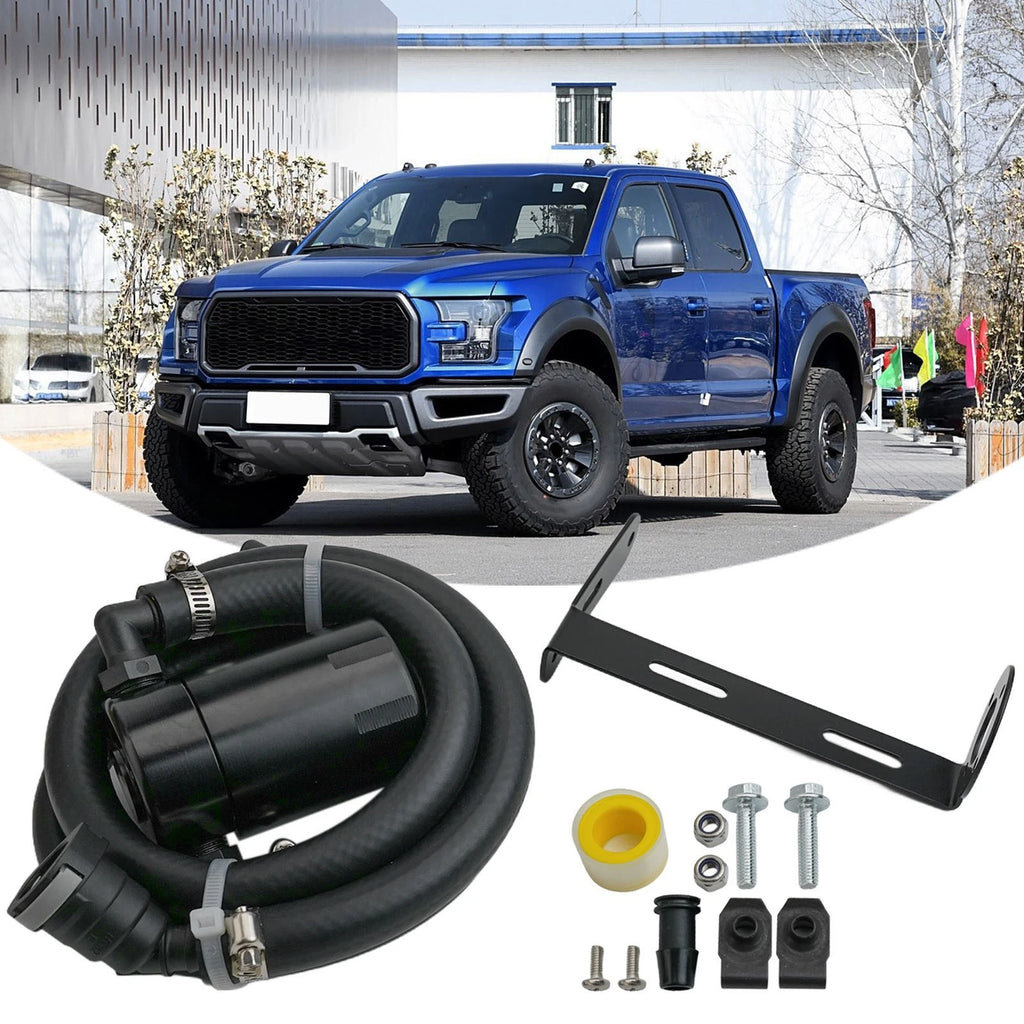 Air Oil Separator Catch Can for Ford F150 EcoBoost Raptor (3OZ)