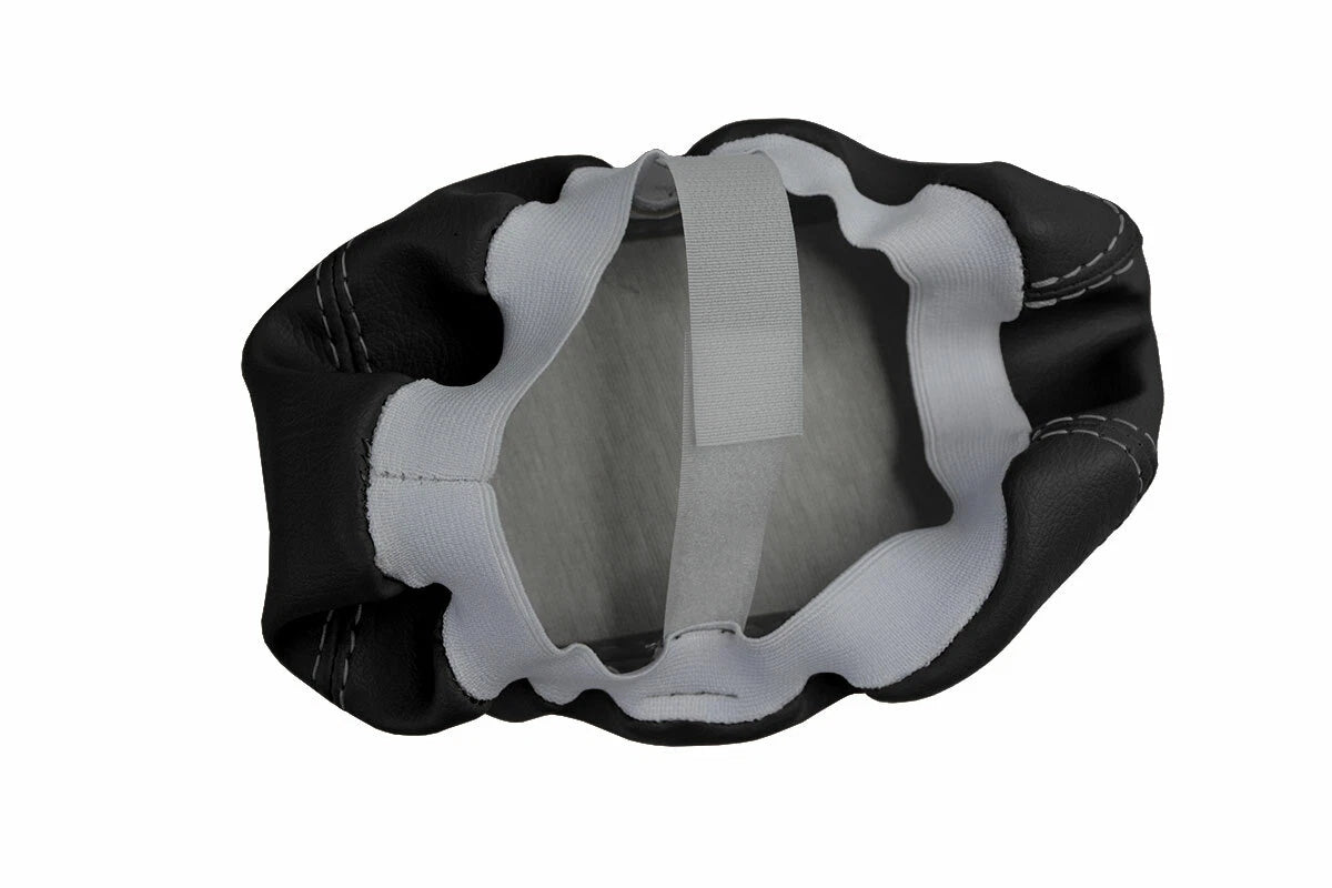 Console Lid Pull Over Cover Leather for Dodge Challenger (2008–2014) Gray Stitch