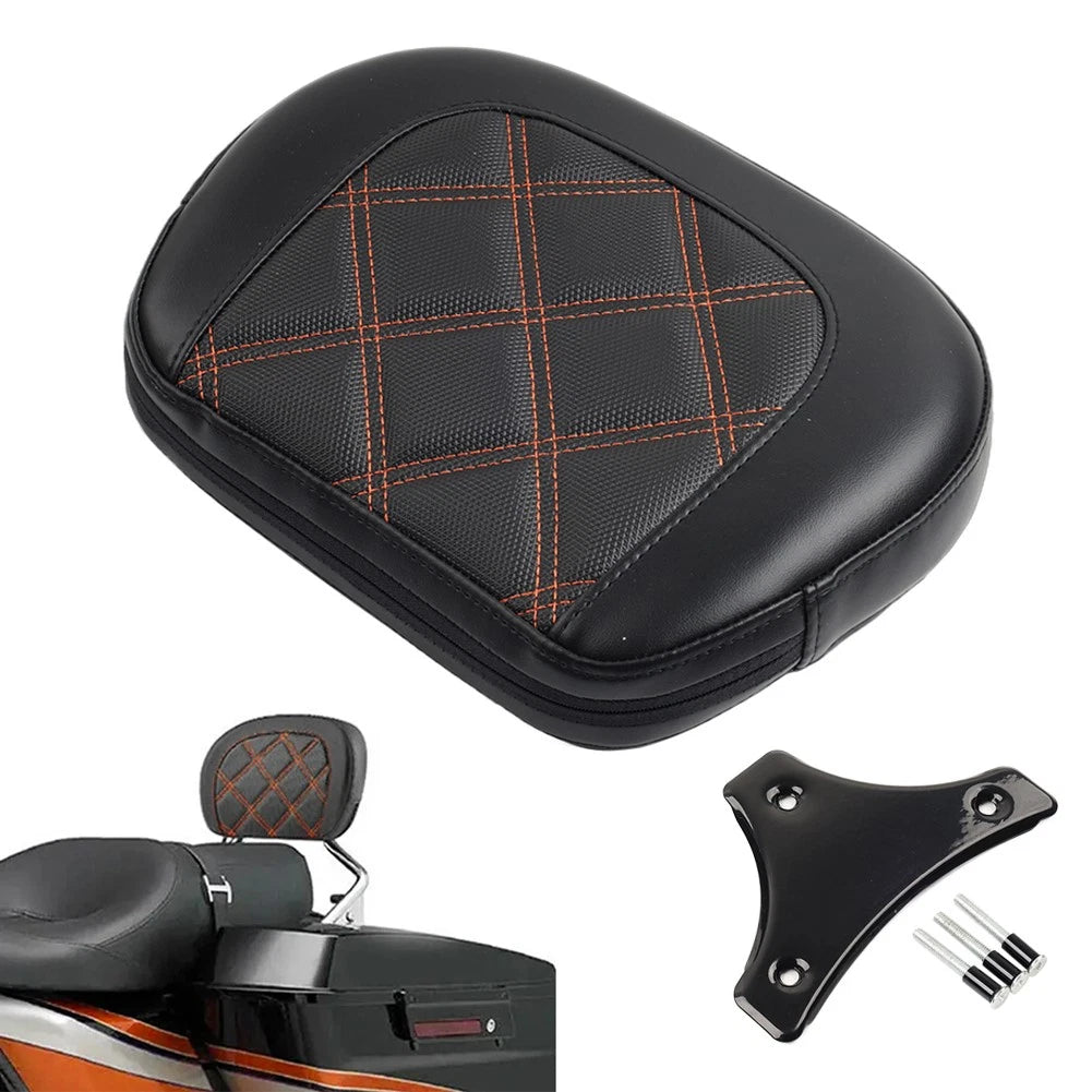 Passenger Sissy Bar Backrest Pad Kit for Harley Road King FLHR (1994–2023)