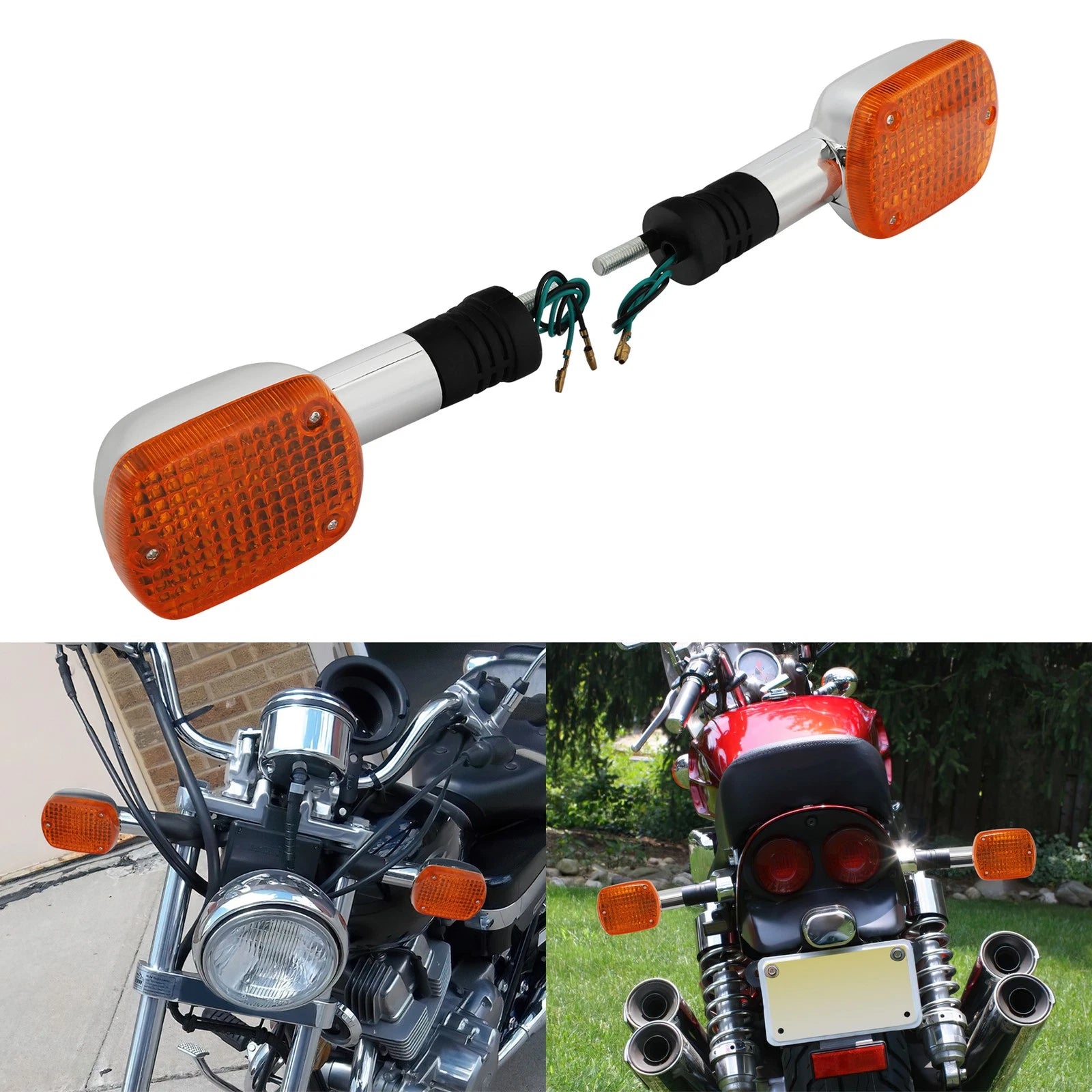 Turn Signal Blinker Light for Honda Magna VF250 750 Rebel CA250 CMX250 400 (1982–2003)