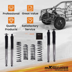 2.5" Lift Leveling Suspension Kit for Jeep Wrangler JK (2007–2018)