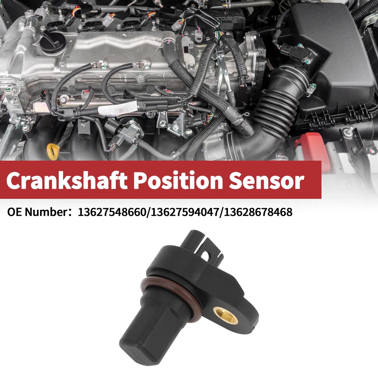 Crankshaft Position Sensor for BMW E60 520i (2006–2010) No. 13627548660