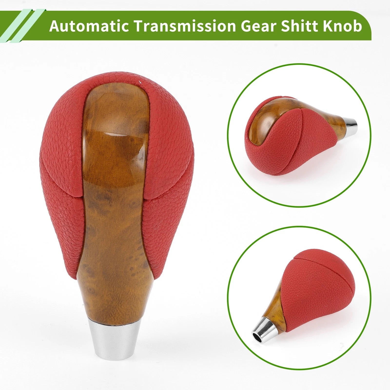 Automatic Gear Shift Knob for Lexus ES350 (2007–2015) Red Faux Leather