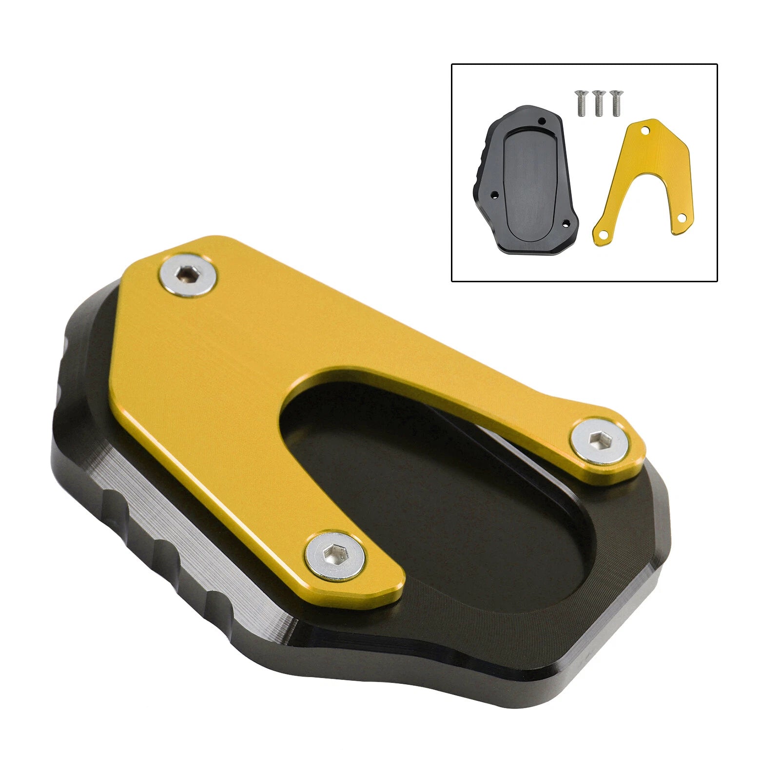 Kickstand Enlarged Plate Pad for Suzuki V-Strom DL1050XT (2017–2023)