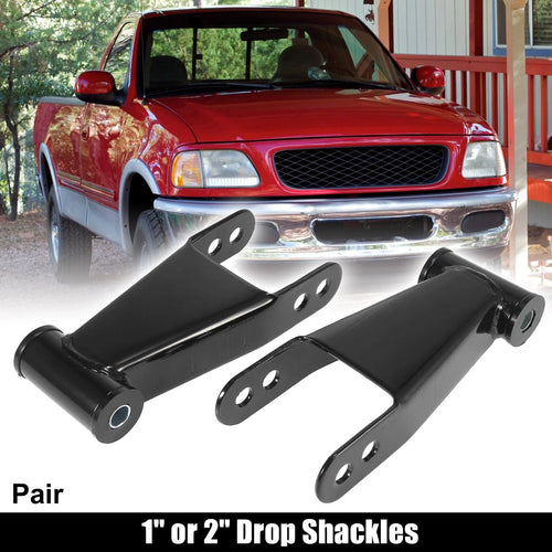 1 Pair Adjustable Drop Shackles for Ford F-150 (2015–2019)