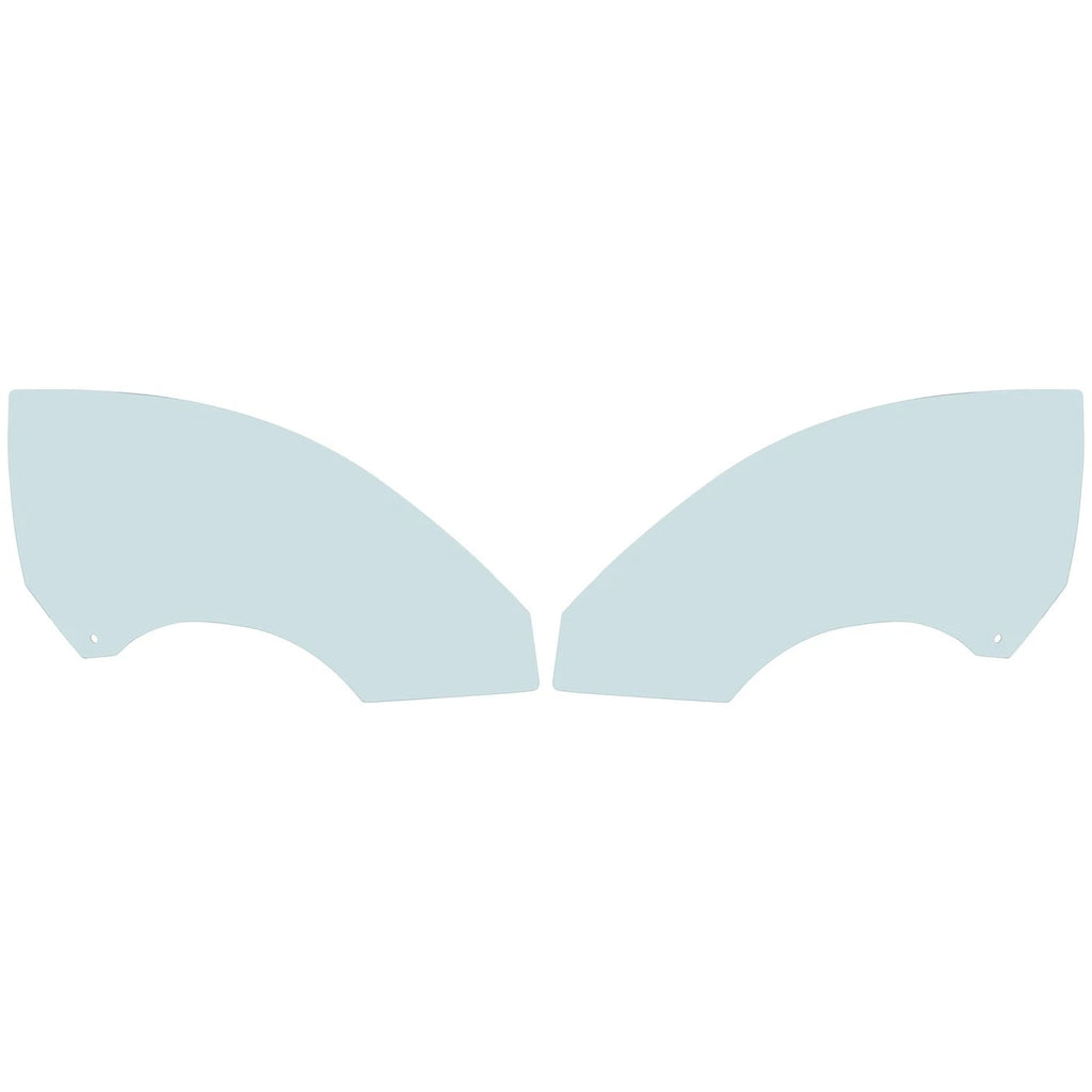 Door Glasses Set of 2 for Coupe Left Right