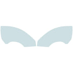 Door Glasses Set of 2 for Coupe Left Right