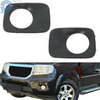 Set of 2 Primed Plastic Fog Light Covers for Honda Pilot (2009–2011)
