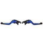Blue Extendable Brake Clutch Levers for Suzuki GSXR750 GSXR600 Katana V-Strom (2000–2023)