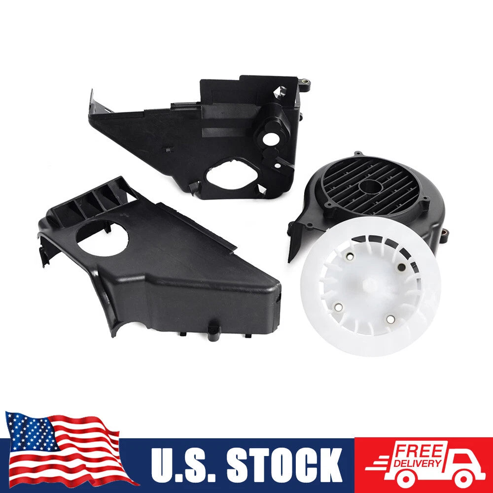 Complete Air Cool Shroud Kit w/ Fan for GY6 150cc ATV Go Kart Buggy Scooter (2000–2023)