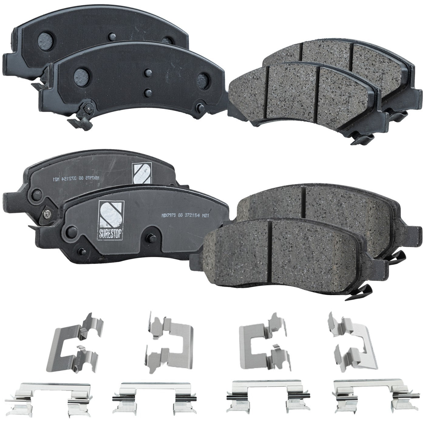 Brake Pad Set for Buick Lucerne (2006–2011) Front and Rear