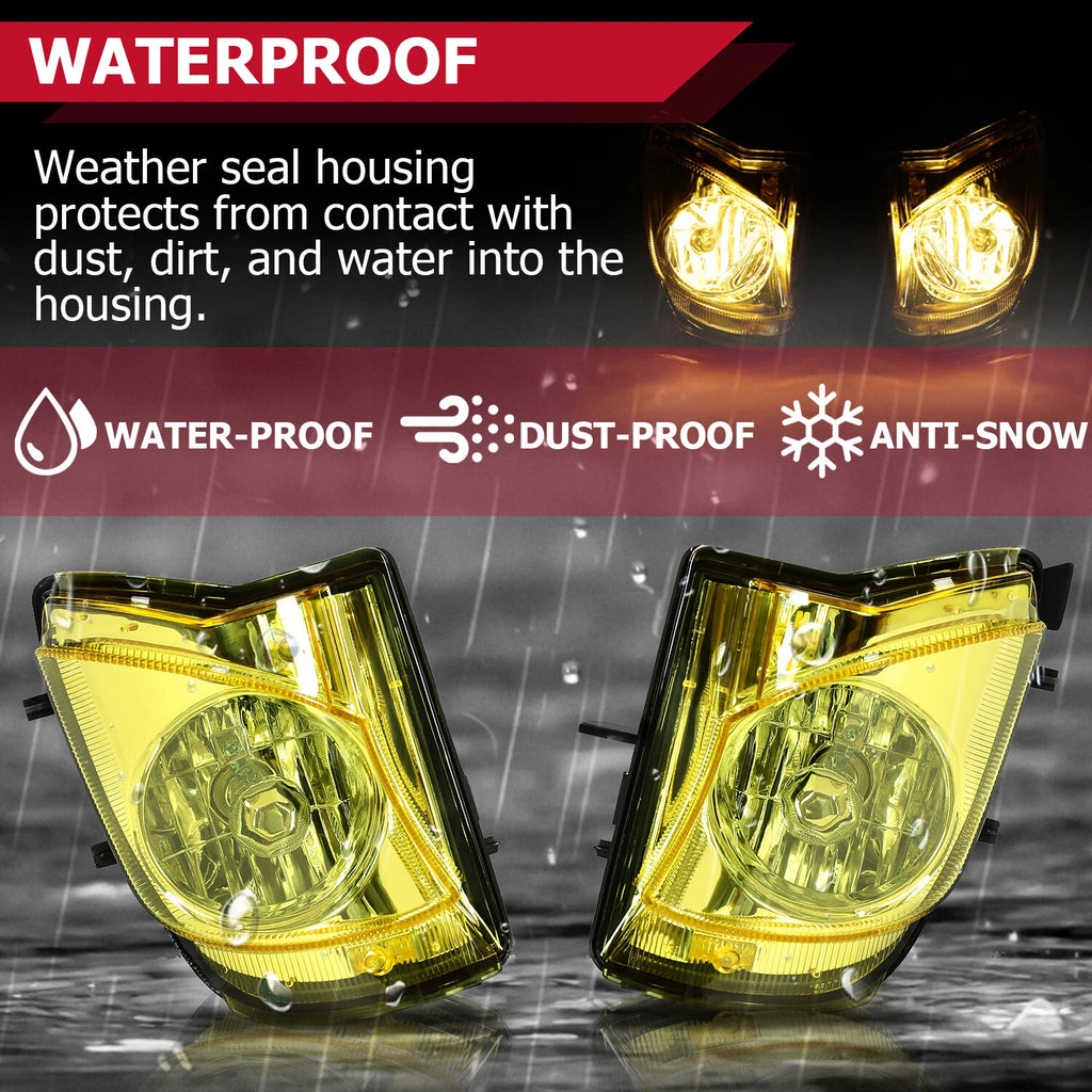 Set of 2 Bumper Fog Lights Lamps w/Bulbs for Lexus IS250 IS350 (2006–2010)