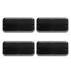 Set of 4 Smoke White LED Side Marker Lights for Chevy G10 G20 GMC G1500 G2500 (1985–1995)