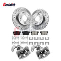 Rear Brake Rotors Calipers for Honda Civic (2012–2015) Acura ILX (2013–2015)