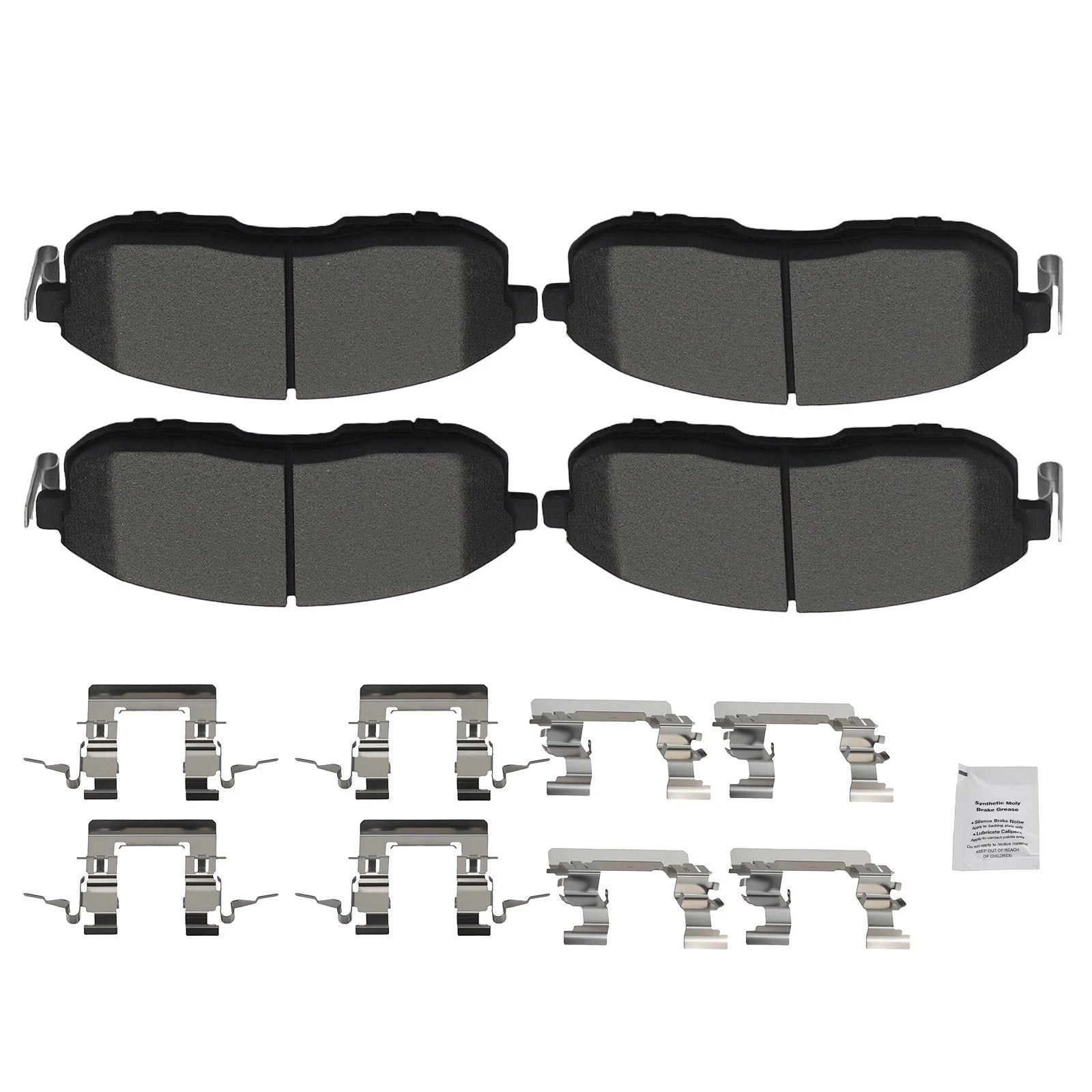 Front Ceramic Brake Pads Kit for Nissan 350Z Altima Cube Juke Maxima Sentra (2003–2020)
