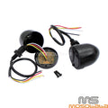 Black LED Turn Signal Light for Harley Dyna Softail Sportster (2004-2023)