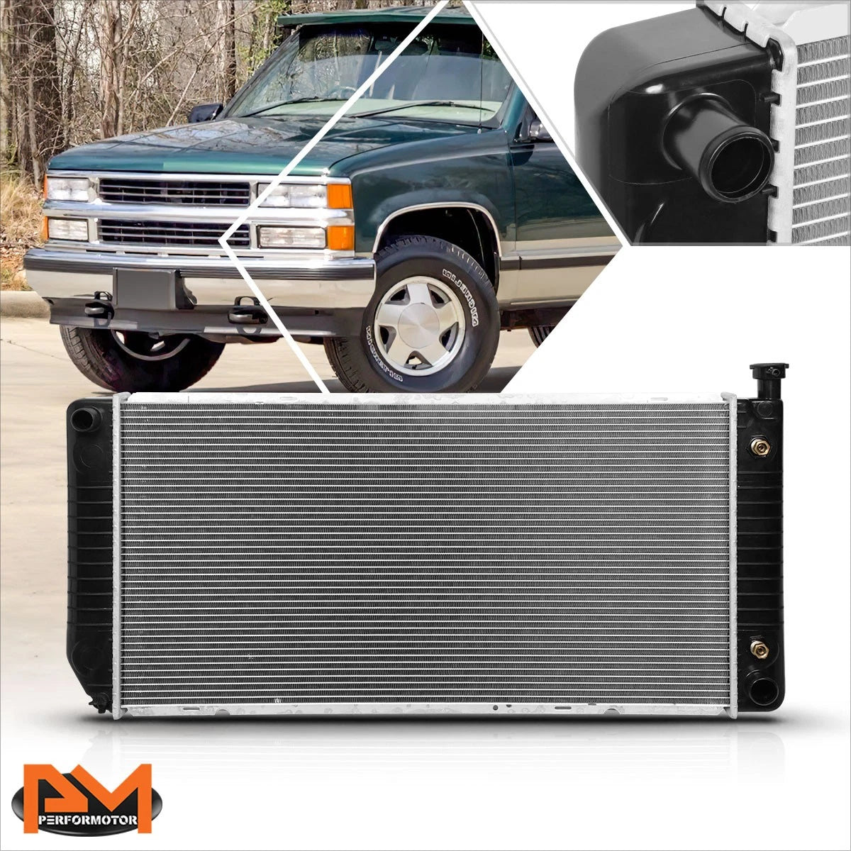 Aluminum Radiator DPI-2317 for Chevy GMC C/K Suburban Tahoe Yukon (1996–2000)