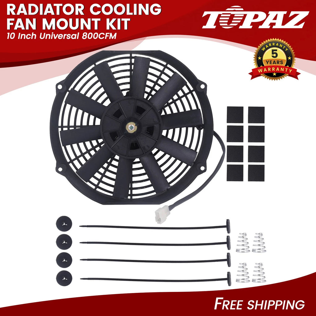 10 Inch Electric Radiator Cooling Fan Mount Kit Universal